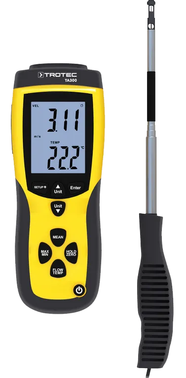 anémomètre à fil chaud test vmc