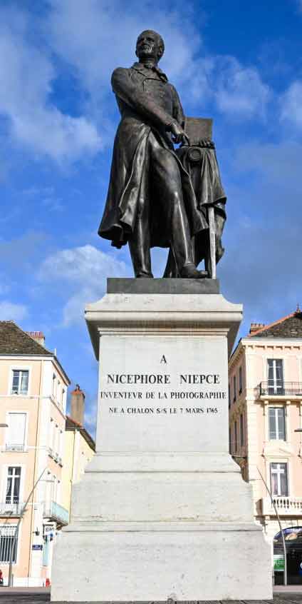 statue niepce chalon sur saone