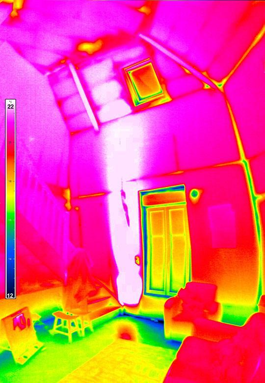 Thermographie infrarouge en interieur